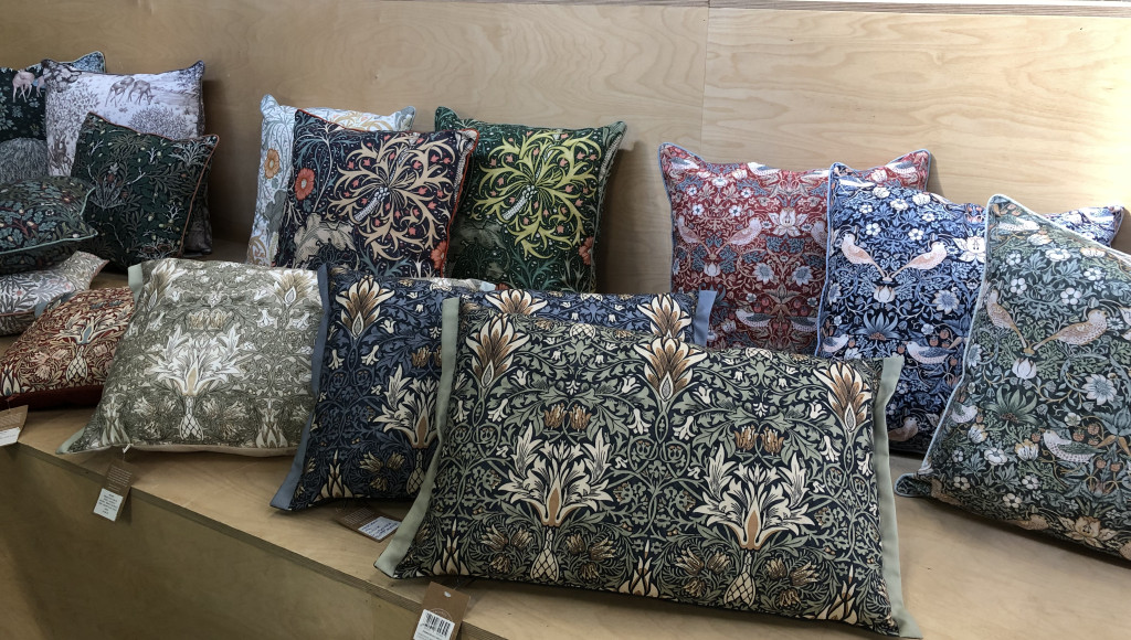 selection of cushions available from RIVA home